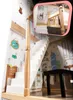 Drevený domček pre bábiky z MDF + nábytok 122cm XXL LED Náhľad obrázku produktu 15