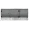 TV-Schrank mit Glastüren Betongrau 102x37x42 cm Produktbild-Vorschau 6