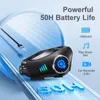 AIORBER Bluetooth Motorradhelm Headset, mit 1080P Full HD Produktbild-Vorschau 4