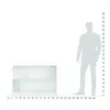 KOMTO Bücherregal Rectolibra Weiß-Regal Wohnzimmer mit 6 Produktbild-Vorschau 7