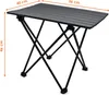 Camping Klapptisch schwarz mit Tragetasche - 56x40 cm - Produktbild-Vorschau 2