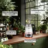 A kitchen counter with a kettle and plants, featuring informational overlays. Náhľad obrázku produktu