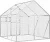 vidaXL Voliere Silbern 1,79x2x1,85 m Aluminium Produktbild-Vorschau 5
