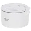 A white Adler travel kettle is shown from a slightly elevated side angle against a white background. Produktbild-Vorschau