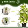 HOMCOM Bambou artificiel plantes artificielles décoratives Voir les images du produit 10