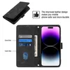 Hülle für iPhone 14 Pro Max Prägung Flip Leder Brieftasche Produktbild-Vorschau 5