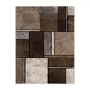 A flat lay image of a geometric patterned rug. Produktbild-Vorschau