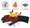 2x Grillhandschuhe Feuerfest 800°C Schutzhandschuhe Produktbild-Vorschau 5