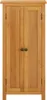 vidaXL Schrank 50x22x110 cm Massivholz Eiche Produktbild-Vorschau 3