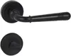 DOMINO Türgriff-Garnitur LOFT WC-Bad Schwarz Produktbild-Vorschau 1