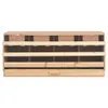 4-delig legnest, 106x40x45 cm, massief hout, grenen Productafbeelding-voorbeeld 12