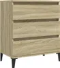 vidaXL Příborník Sonoma Dub 60x35x70 cm výrobek ze dřeva Náhled obrázku produktu 2