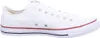 A side view of a white Converse All Star Oxford sneaker. Voir les images du produit