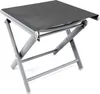 2er Garten Klapphocker Fußhocker Aluminium Textilen Anthrazit Produktbild-Vorschau