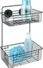WENKO Bad Korb Regal Wand Ablagen Dusche ohne Bohren BARI 2 Produktbild-Vorschau 1