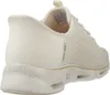 A close-up rear view of a beige Skechers slip-on shoe. Produktbild-Vorschau