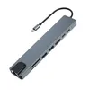 USB-C Hub 8in1 Adapter – 4K HDMI, Power Delivery (PD), LAN, Produktbild-Vorschau 7