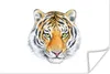 MuchoWow® Poster Tiger - Kopf - Gelb 180x120 cm - Produktbild-Vorschau 1