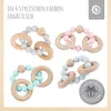 Bieco Beißring Baby mit Silikon Perlen Grau, 7 cm | ab 0 Produktbild-Vorschau 5