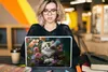 MuchoWow® Laptop Aufkleber Sticker Cover Kätzchen - Produktbild-Vorschau 5
