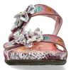 Laura Vita Damen Sandalette Blumenapplikationen mit Produktbild-Vorschau 6