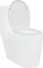 vidaXL Toilettensitz Weiß 47 x 37 x 4 cm Duroplast Produktbild-Vorschau 3