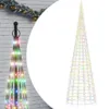 vidaXL Albero di Natale a LED per pennone 3000 LED Anteprima dell’immagine prodotto 1