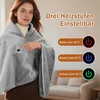 Heizdecken, USB-Heizdecke mit 3 Heizstufen und 8 Heizzonen, Produktbild-Vorschau 3
