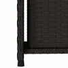 vidaXL Mobile da giardino nero 50x55x115 cm in poly rattan Anteprima dell’immagine prodotto 10