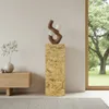 Colonne décorative en OSB, colonne de fleurs pour le salon, Voir les images du produit 4