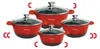 Cheffinger Topf-Set, 8 tlg, Induktion Alu Guss marmor Produktbild-Vorschau 1