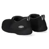 A pair of black KEEN Howser II slip-on shoes shown from a rear-diagonal angle against a white background. Produktbild-Vorschau