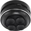 Close-up view of the bottom of a black Bluetooth speaker with four suction cups. Náhľad obrázku produktu