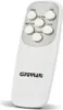 A white remote control for a fan is shown against a white background. Podgląd zdjęcia produktu