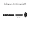MDEKOR Držák záclonové tyče na zeď černý matný pro 19 mm 2 Náhled obrázku produktu 4