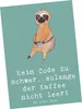 Mr. & Mrs. Panda Grußkarte Code und Kaffee - Meeresbrise - Produktbild-Vorschau 1