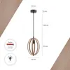 Pendellampe Deko Wohnzimmer Hängeleuchte Esszimmer Lampe Produktbild-Vorschau 4
