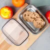 Lunchbox - 700 ml - Vodotěsný - Nerez - Dóza na potraviny s Náhled obrázku produktu 5