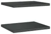 vidaXL Étagères murales 2 pcs. 50x40 cm noir acier Voir les images du produit 1