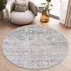 Tappeto Tapiso SKY Rotondo Moderno Grigio Beige Soggiorno Anteprima dell’immagine prodotto 1