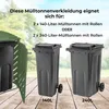 Mülltonnenverkleidung 2er Tonnen Mülltonenbox Produktbild-Vorschau 7