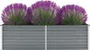 vidaXL Garten-Hochbeet Verzinkter Stahl 160x40x45 cm Grau Produktbild-Vorschau 2