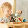 Viga Fernlernpuzzle aus Holz 2 in 1 Bauernhof und Meer Produktbild-Vorschau 4