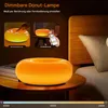 Moderne Donut Lampe, Glas Wandlampe 30cm, Atmosphärenlicht, Produktbild-Vorschau 4