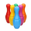 Farbenfrohes Kunststoff Kegelspiel Set für Kinder, 6 Kegel, Produktbild-Vorschau 2
