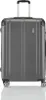 A studio shot of a gray suitcase on a white background. Produktbild-Vorschau