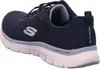 Side view of a blue Skechers sneaker. Voir les images du produit