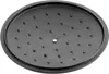 A top-down view of a black cast iron pot lid. Produktbild-Vorschau