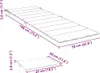 vidaXL Sonnenliegen-Auflage Hellgrün 186x58x4 cm Produktbild-Vorschau 8