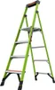 A bright green Little Giant MightyLite 4-step ladder is shown against a white background. Podgląd zdjęcia produktu